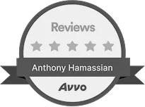 Avvo reviews badge for Anthony Hamassian